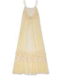 ISABEL BEACHWEAR - Joy Plumage Long Maxi Dress - Lyst