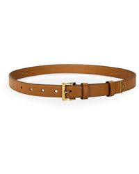 Prada - Triangle Logo Belt - Lyst