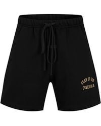 Fear Of God - Cotton Logo Shorts - Lyst