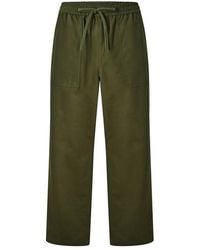 Maison Kitsuné - Workwear Wide Leg Trousers - Lyst