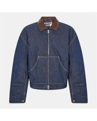 Acne Studios - Insulated Denim Jacket - Lyst