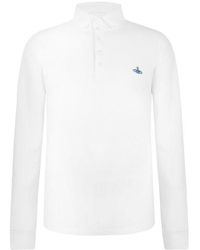 Vivienne Westwood - Plain Cotton Polo Shirt - Lyst
