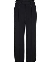 MM6 by Maison Margiela - Staple Straight Leg Trousers - Lyst