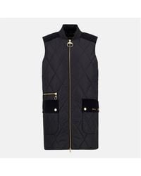 Barbour - Lydia Diamond Quilted Sleeveless Gilet - Lyst