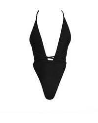 Mars the Label - Fishtail Swim Plunge Swimsuit - Lyst