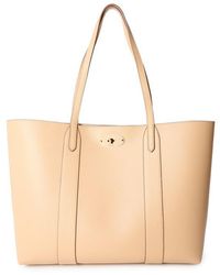 Mulberry - Bayswater Tote Cashmere Taupe - Lyst
