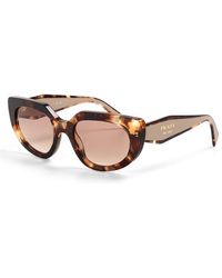 Prada - 0Pr D02S Cat Eye Sunglasses - Lyst
