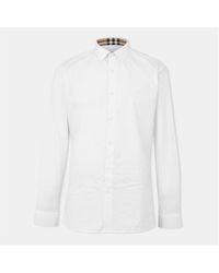 Burberry - Checked Cotton Sherfield Shirt - Lyst