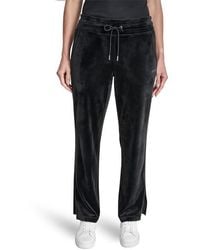 DKNY - Sport Velour Open Hem Fleece Joggers - Lyst