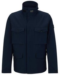 BOSS - P Cardello Trench Coat - Lyst