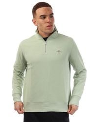 GANT - Shield Half-Zip Sweatshirt - Lyst