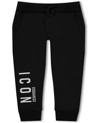 DSquared² - Drawstring Jersey Tapered Joggers - Lyst