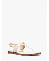 MICHAEL Michael Kors - Mandy Flat Sandals - Lyst