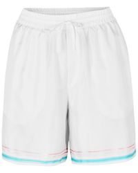 CASABLANCA - Dance Joy Silk Shorts - Lyst