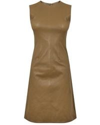 Bottega Veneta - Structured Mini Dress - Lyst