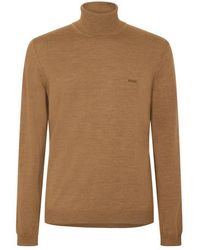 BOSS - Baldebert E Turtle Neck Jumper - Lyst