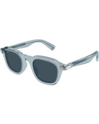 Cartier - Ct0536S Round Rectangle Sunglasses - Lyst