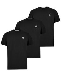Moncler - 3pk T-shirt Sn00 - Lyst