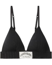 Calvin Klein - Non Wired Triangle Bralette - Lyst