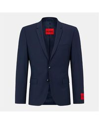 HUGO - Extra Slim Fit Blazer - Lyst