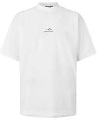 Balenciaga - Plain T-shirt - Lyst