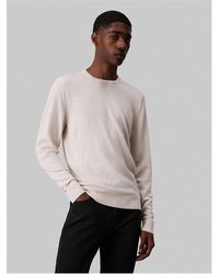 Calvin Klein - Merino Crew Neck Pullover Sweater - Lyst