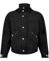 Stone Island Marina - Marina Raw Plated Linen Jacket - Lyst