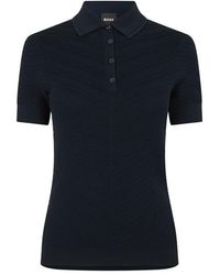 BOSS - Fointa Knitted Top - Lyst