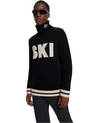 BOSS - Ribbed Crew-Neck Sweatshirt - Lyst