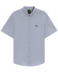 BOSS - Hbg Motion Breathable Short Sleeve Shirt - Lyst