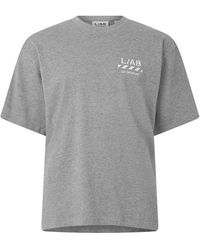 L/AB Off White - L/Ab Off Diag T - Lyst