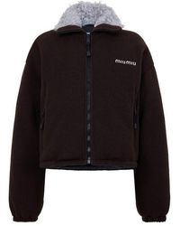 Miu Miu - Miu Pile Jacket Ld64 - Lyst