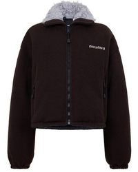 Miu Miu - Miu Pile Jacket Ld64 - Lyst