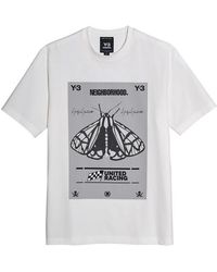 Y-3 - X Neighborhood Moth Graphic T-Shirt - Lyst