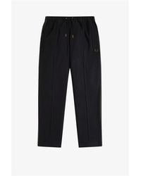 Fred Perry - Side Tape Woven Open Hem Tracksuit Joggers - Lyst