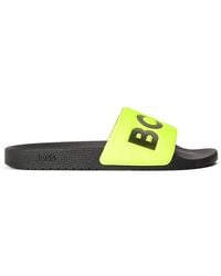 BOSS - Comfy Slider Sandals With Logo Detail (Aryeh) - Lyst