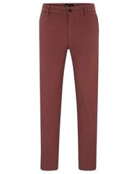 BOSS - P Kane Straight Leg Trousers - Lyst