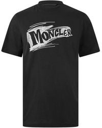 Moncler - Sketch Tee Sn64 - Lyst