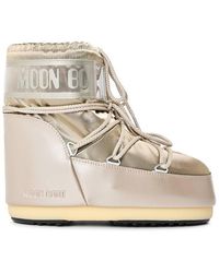 Moon Boot - Icon Low Glance Satin Boots - Lyst
