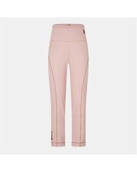 Moncler - Logo High-Rise Stretch Fitted Leggings - Lyst