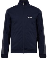 BOSS - Bw Tracksuit Fz Funnel Neck Jacket - Lyst