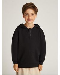 Calvin Klein - Embro. Ck Logo Terry Hoodie - Lyst