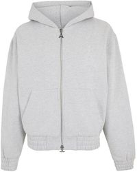 Manière De Voir - Kevin Eiffel Embossed Zip Hoodie - Lyst