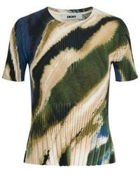 DKNY - Printed Mix Rib Ld64 - Lyst