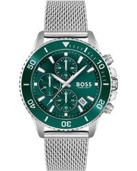 BOSS - Gents Admiral Stainless Steel Strap Watch - Lyst