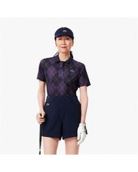 Lacoste - Regular Fit Uv Protect Golf Polo Shirt - Lyst