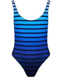 Jean Paul Gaultier - Scoop Neck One-Piece Swimsuit - Lyst