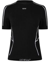 Off-White c/o Virgil Abloh - Seamless Stretch Short Sleeve Slim Fit T-Shirt - Lyst