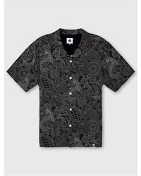 Pretty Green - Patterned Short Sleeve Shirt - Lyst