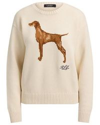 Ralph Lauren - Crew Neck Jumper - Lyst